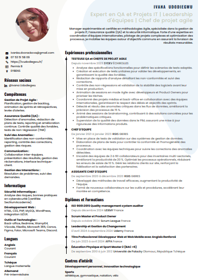 Mon CV